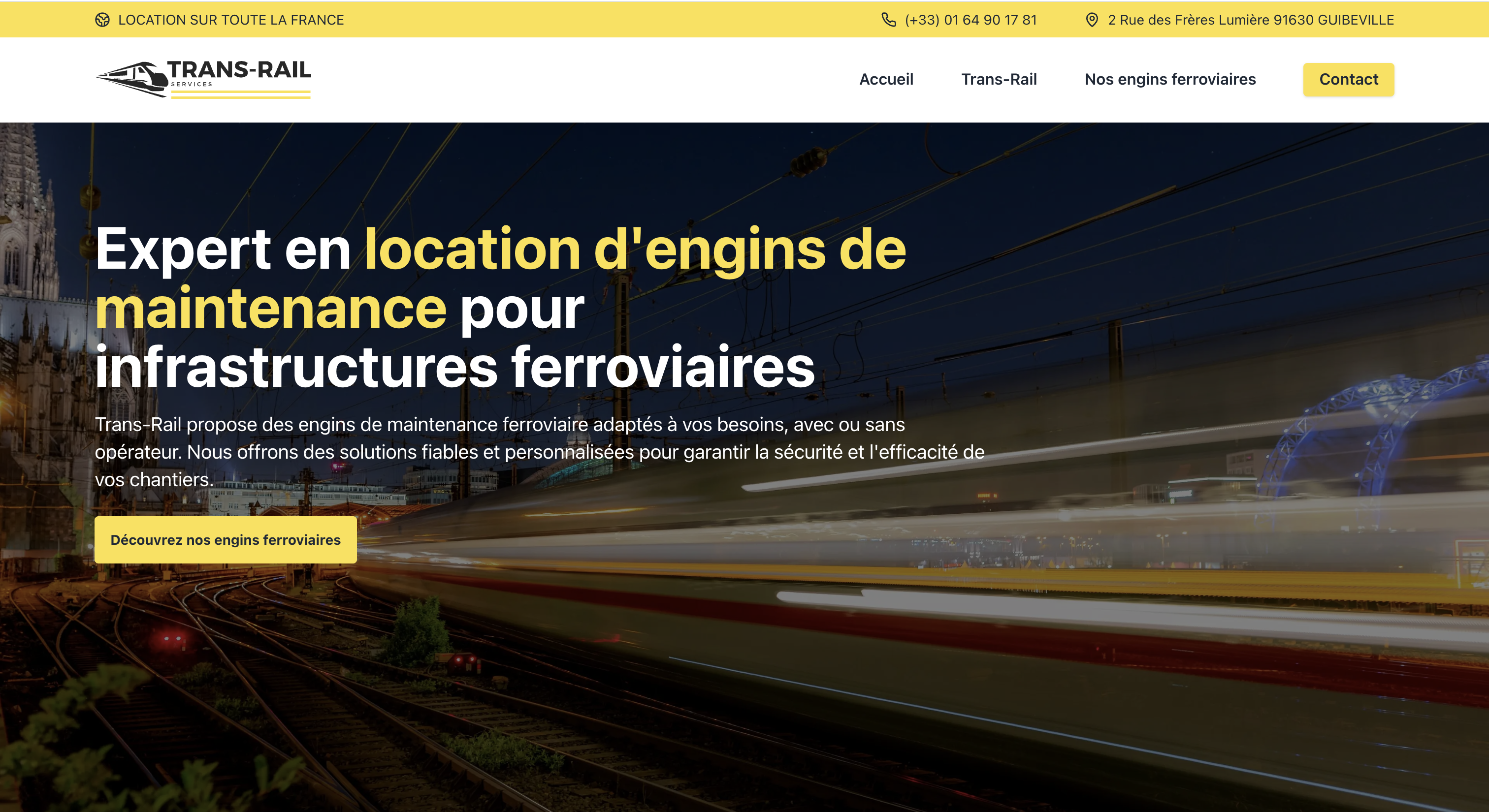 Site vitrine haut de gamme